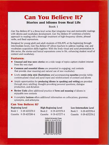 CAN YOU BELIEVE IT BOOK1